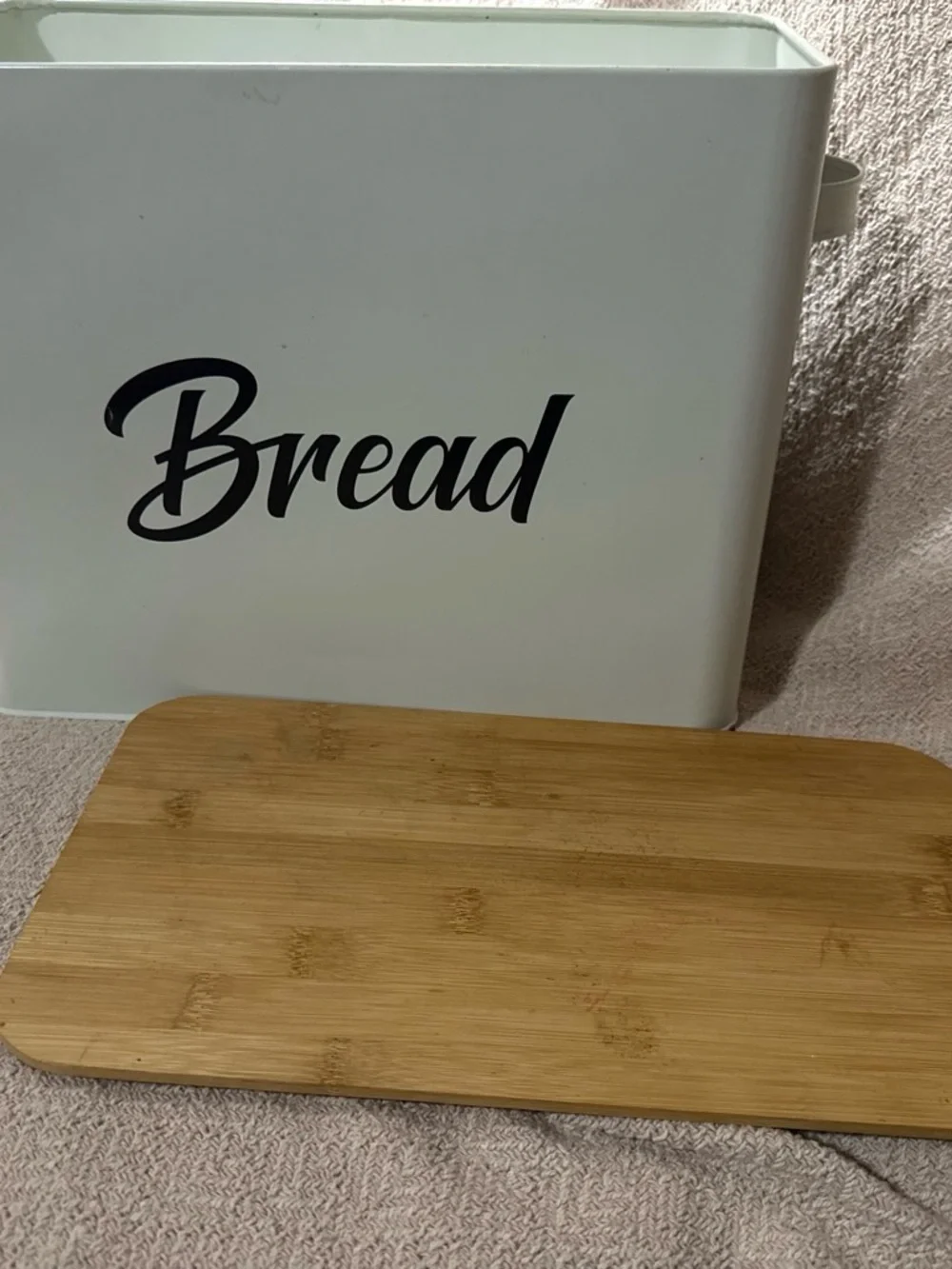 Classic White Bread Box - White Bread Storage Container